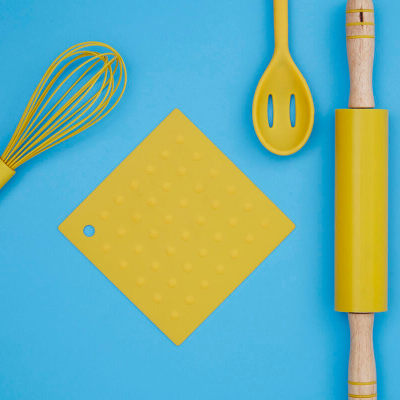 Yellow Silicone Trivet