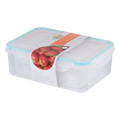 5 Piece Rectangular Food Containers with Airtight Lids