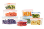 4 Piece Square Food Containers with Airtight Lids