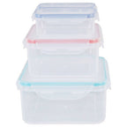 4 Piece Food Containers with Airtight Lids