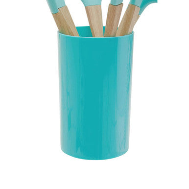 7 Piece Utensil Set In Pastel Green