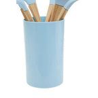 7 Piece Utensil Set In Pastel Blue
