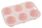 Pastel Pink 6 Cup Muffin Mould