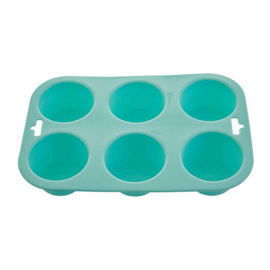 Pastel Green 6 Cup Muffin Mould