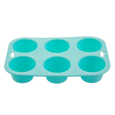 Pastel Green 6 Cup Muffin Mould