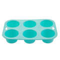 Pastel Green 6 Cup Muffin Mould
