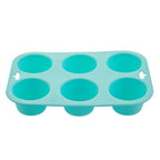 Pastel Green 6 Cup Muffin Mould