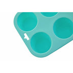Pastel Green 6 Cup Muffin Mould