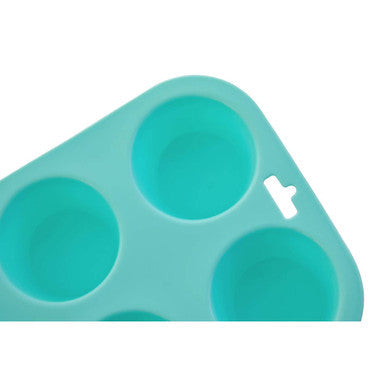Pastel Green 6 Cup Muffin Mould