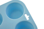 Pastel Blue 6 Cup Muffin Mould