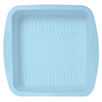 Pastel Blue Square Cake Mould