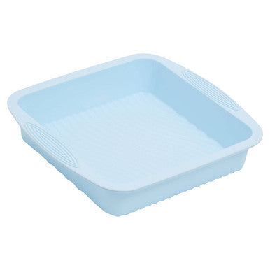 Pastel Blue Square Cake Mould
