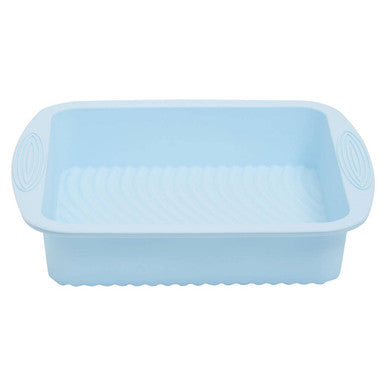 Pastel Blue Square Cake Mould