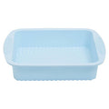 Pastel Blue Square Cake Mould