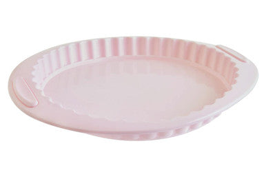 Pastel Pink Pie Or Flan Mould