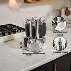 Five Piece Kitchen Gadget Set with Stand