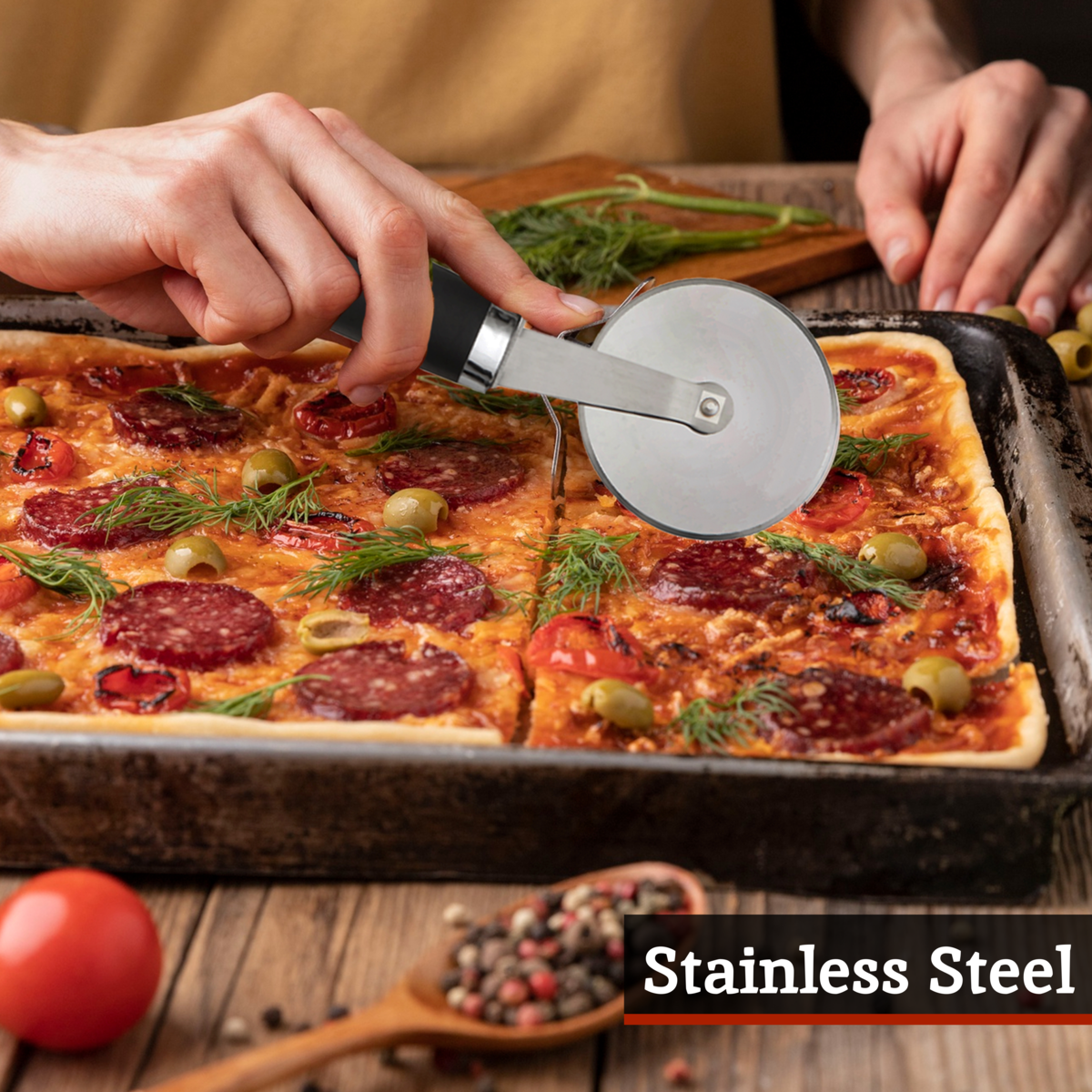 Five Piece Kitchen Gadget Set with Stand