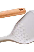 3 Piece Kitchen Tool Set with Stone Grey Silicone Heads
