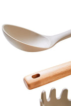 3 Piece Kitchen Tool Set with Stone Grey Silicone Heads