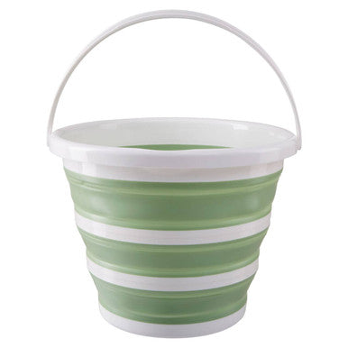 Green White Collapsible Bucket