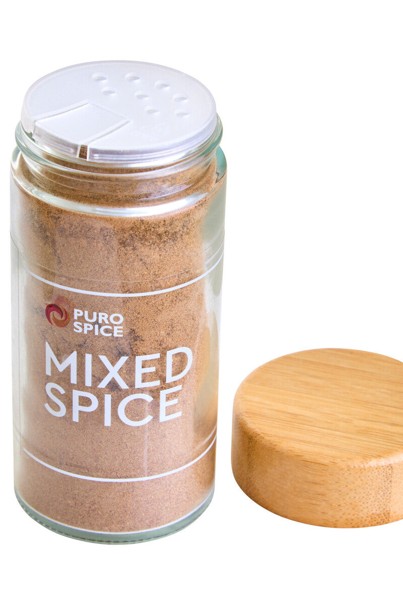 Bamboo Revolving Spice Rack with 16 Jars