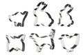 Set of 6 Animal Shape Cookie Cutters