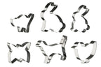 Set of 6 Animal Shape Cookie Cutters