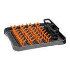 Grey and Orange Dish Drainer