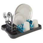 Grey and Blue Dish Drainer