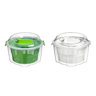 Clear and White Salad Spinner