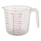Set of Three Clear Plastic Measuring Jugs