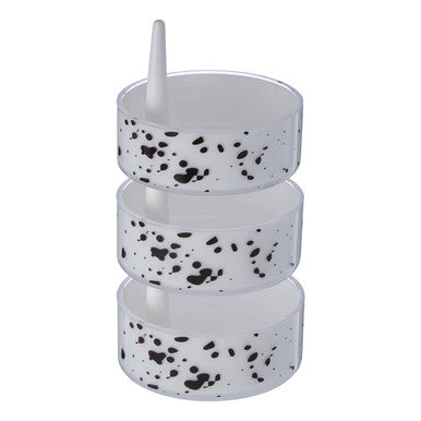 3 Piece Speckled Rotary Storage Set