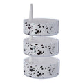 3 Piece Speckled Rotary Storage Set