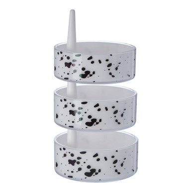 3 Piece Speckled Rotary Storage Set