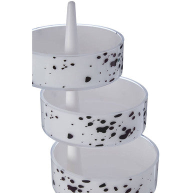 3 Piece Speckled Rotary Storage Set