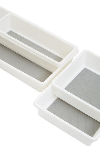 Set of 5 Plastic Drawer Organiser
