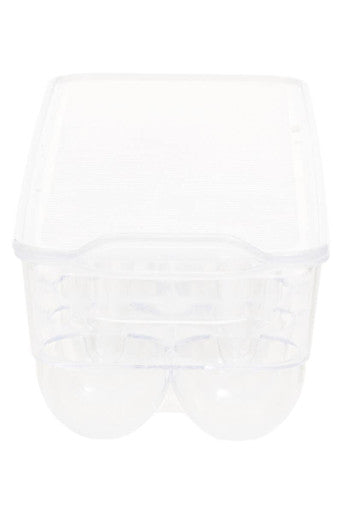 Clear Plastic 14 Egg Storage Tray with Lid