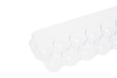 Clear Plastic 14 Egg Storage Tray with Lid