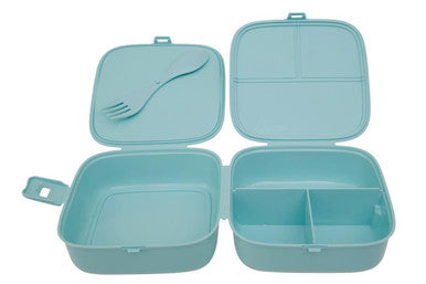 4 Compartments Mint Green Lunch Box