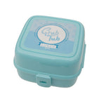 4 Compartments Mint Green Lunch Box