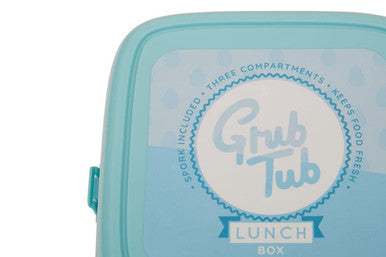 4 Compartments Mint Green Lunch Box