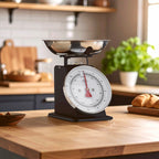 5kg Matt Black Retro Kitchen Scale