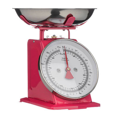 5Kg Hot Pink Retro Kitchen Scale