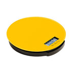 Yellow Glass Round Kitchen Scale
