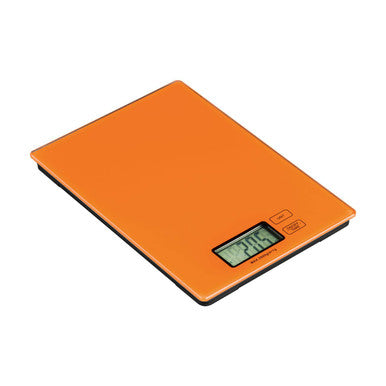 Orange Glass Kitchen Scale