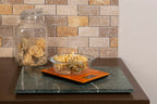 Orange Glass Kitchen Scale