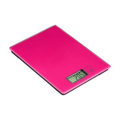 Hot Pink Glass Kitchen Scale | Zing