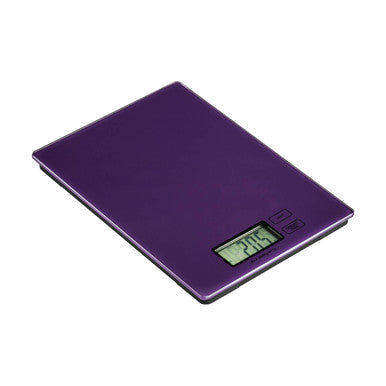 Purple Glass Kitchen Scale