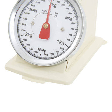 3Kg Cream Retro Kitchen Scale