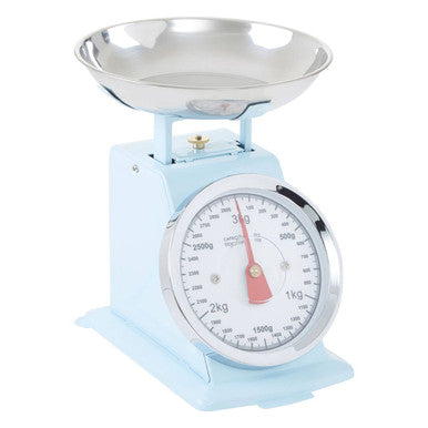 3Kg Pastel Blue Retro Kitchen Scale